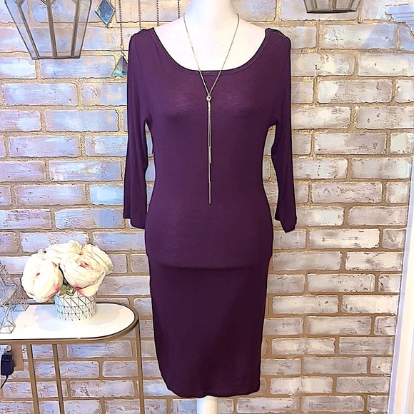 Victoria’s Secret Purple Dress w/ Plunging Back, Size M. - Picture 8 of 11